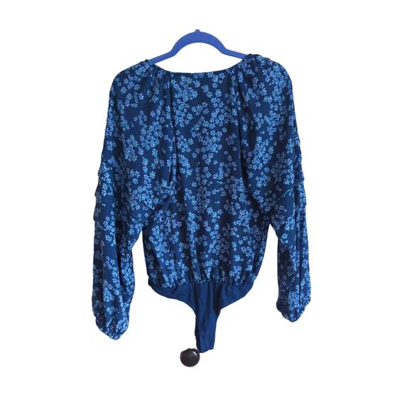 Draper James RSVP Floral Long Sleeve Bodysuit size M - Picture 6 of 7